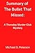 Summary of The Bullet That Missed: A Thursday Murder Club Mystery by Richard Osman