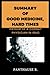 Summary Of Good Medicine, Hard Times by Panthause R.