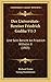 Der Universitats-Bereiser Friedrich Gedike V1-3: Und Sein Bericht An Friedrich Wilhelm II (1905) (German Edition)