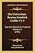 Der Universitats-Bereiser Friedrich Gedike V1-3: Und Sein Bericht An Friedrich Wilhelm II (1905) (German Edition)