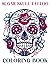 Halloween Sugar Skull Adults Coloring Book by Derek Frank
