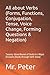 All about Verbs (Forms, Functions, Conjugation, Tense, Voice Change, Forming Questions & Negation): Twenty-three Names of Verbs in 3 Major Divisions ... English Grammar (black & white print))
