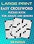 Large Print Easy Crossword ...