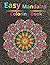 Easy Mandala Coloring Book:...