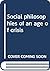 Social philosophies of an age of crisis
