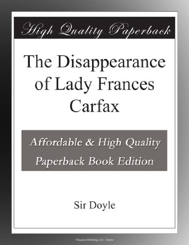 The Disappearance of Lady Frances Carfax
