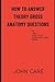 HOW TO ANSWER THEORY GROSS ANATOMY QUESTIONS ON JOINTS NERVE ... by John Care