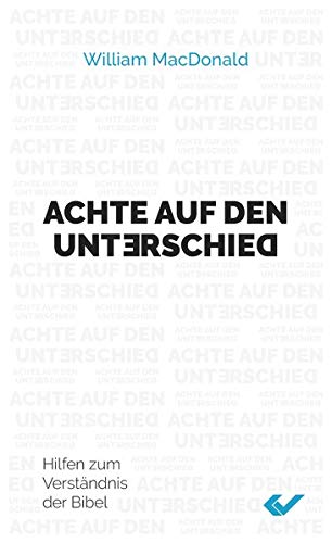 Achte auf den Unterschie (Paperback)