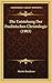 Die Entstehung Der Paulinischen Christologie (1903) by Martin Bruckner