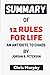 Summary of 12 Rules for Lif...