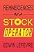 Reminiscences of a Stock Operator