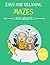 Large Print MAZES Easy Brai...