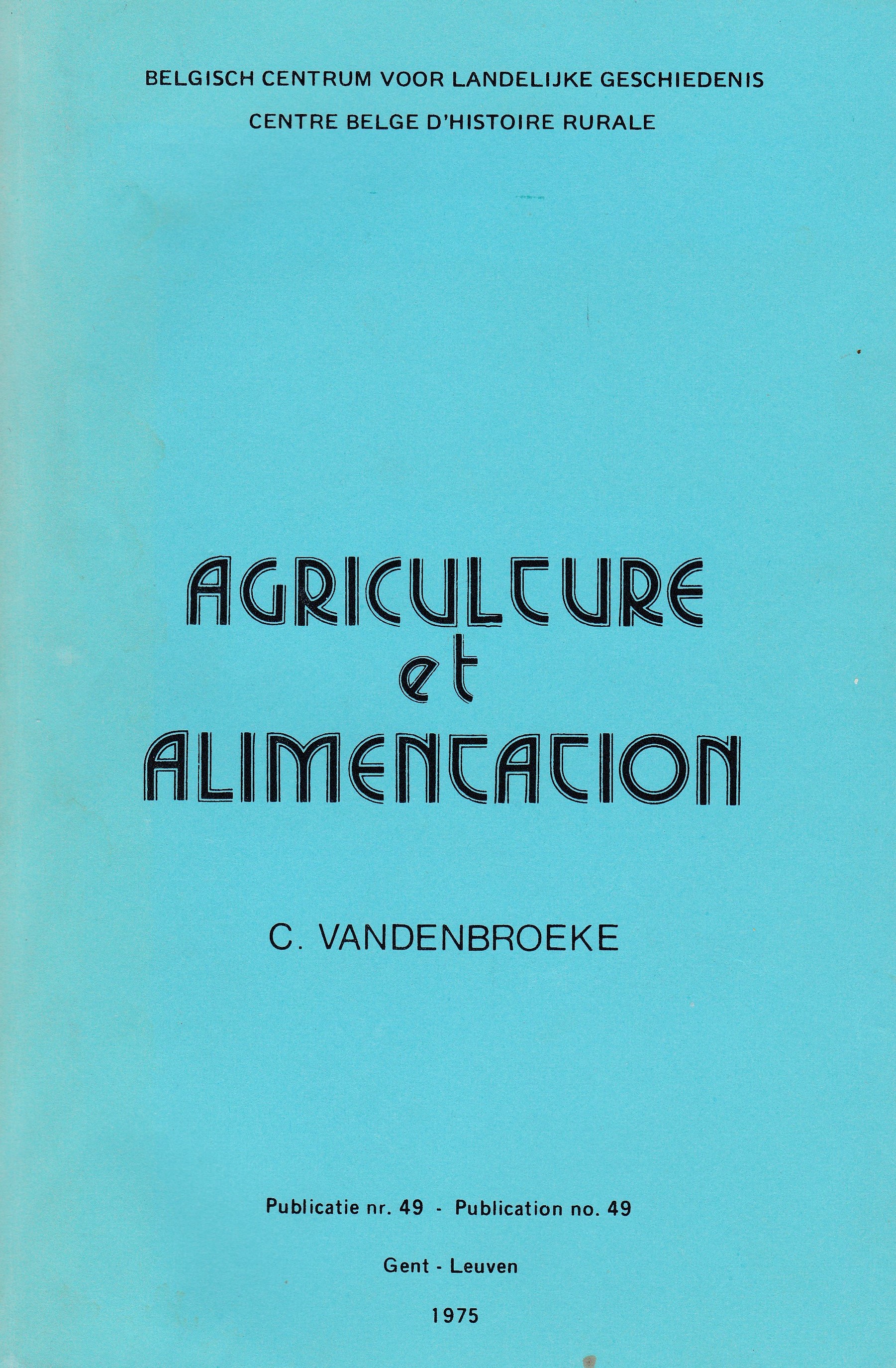 Agriculture et alimentation