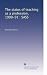 The status of teaching as a...