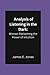 Analysis of Listening in the Dark by James E. Jones