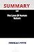 SUMMARY Of The Laws Of Human Nature by Thomas Pitts
