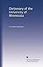 Dictionary of the University of Minnesota