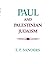 Paul and Palestinian Judaism: A Comparison of Patterns of Religion