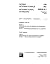 IEC 60839-5-1 Ed. 1.0 b:1991, Alarm systems - Part 5: Requirements for alarm transmission systems - Section 1: General requirements for systems