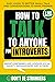 How to Talk to Anyone For Introverts by Don't Be Strangers