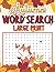 Autumn Word Search Large Print by Richard M. Roberts
