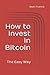 How to Invest in Bitcoin by Sean Francis