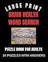 Large Print Memory Health Word Search For Adults