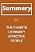 Summary on THE 7 HABITS OF HIGHLY EFFECTIVE PEOPLE by Joshua Bush