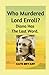 Who Murdered Lord Erroll by Cate Bryant