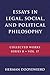 Essays in Legal, Social, an...