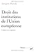 Droit des institutions de l...