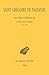 Saint Gregoire de Nazianze, Oeuvres Poetiques. Tome II: Poemes Epistolaires (II, 2, 1-8) (Collection Des Universites De France Grecque, 2) (French and Ancient Greek Edition)