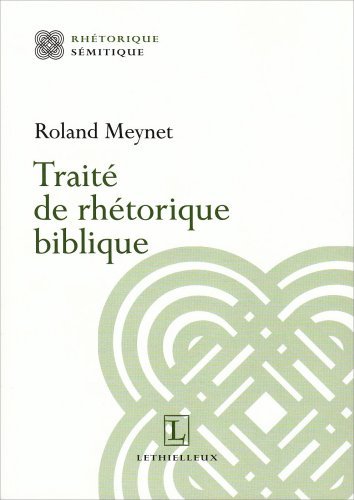 Traité de rhétorique biblique (Rhétorique sémitique)