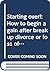 Starting over!: How to begi...
