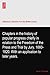 Chapters in the history of popular progress chiefly in relation to the Freedom of the Press and Trial by Jury. 1660-1820. With an application to later years.