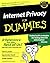 Internet Privacy For Dummies (For Dummies (Computers))