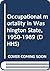 Occupational mortality in W...