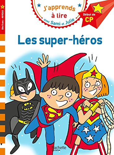 Sami et Julie CP Niveau 1 Les super-héros (Pocket Book)