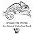 Around The World - An Animal Coloring Book by Mathew Lawrence