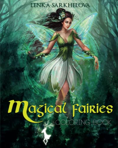 Magical Fairies an angel Adult Coloring Book: Adult coloring book Lit up your artistic side and try this Magical Fairies (Paperback)