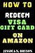How To Redeem Visa Gift Car...