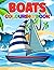 Boats Colouring Book