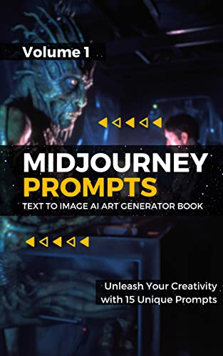 Midjourney Prompts: Text to Image AI Art Generator Book - Inspire Your Creativity with 25 Unique Prompts for AI Artists - Volume 1 (Make Money Online 2)