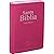 Biblia RVR1960, imit. piel suave pink, con concordancia, canto rosado (Spanish Edition)