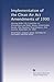 Implementation of the Clean Air Act Amendments of 1990
