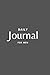 Daily Journal for Men