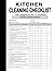 Kitchen Cleaning Checklist: Daily Kitchen Cleaning Log Book & Schedule For Commercial Kitchen & Food Businesses