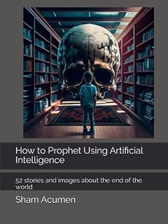 Cover of How to Prophet Using Artificial Intelligence: 52 Stories and Images About the End of the World (Book 3) by Sham Acumen