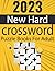 2023 New Hard Crossword Puzzle Books For Adult by Elizabeth R. McCoy