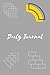 Daily Journal: Abstract Geometry and Shapes Styled Blank Lined Journal Notebook